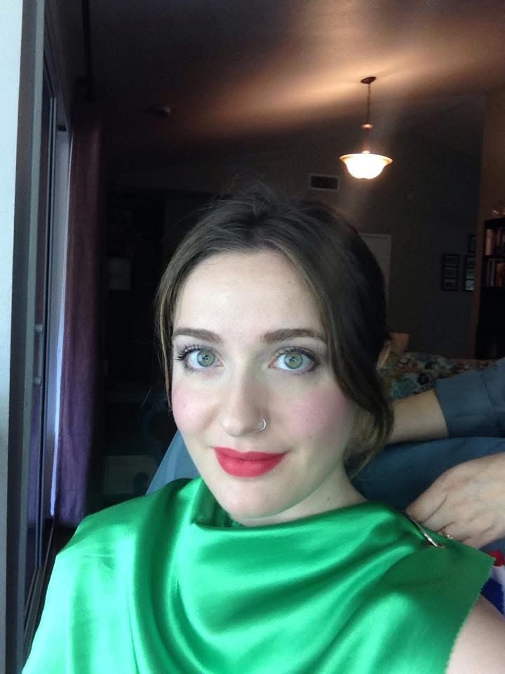 Lauren in color draping